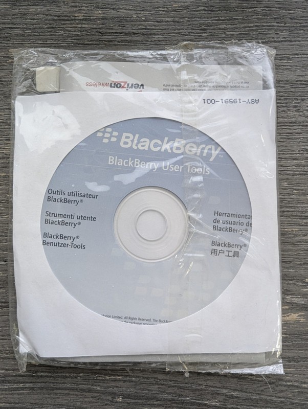 Blackberry User Tools Software Windows PC CD-ROM (2006) Utilities New