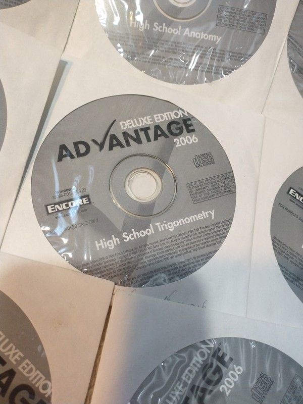 2006 High School SAT Deluxe Addition Advantage CD-ROM Grades 9-12 Homeschool A16