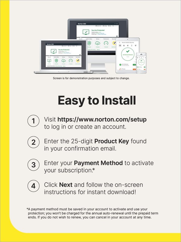 Norton 360 Deluxe, Antivirus software for 3 Devices with Auto-Renewal –... gallery