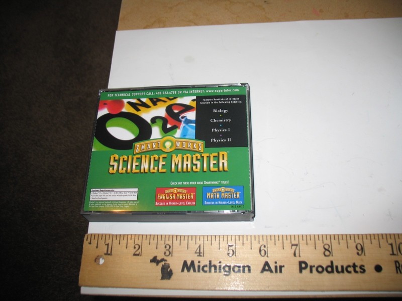 1998 4 TUTORIAL DISC SCIENCE MASTER WINDOWS 95 3.1 PC BIOLOGY PHYSICS CHEMISTRY gallery