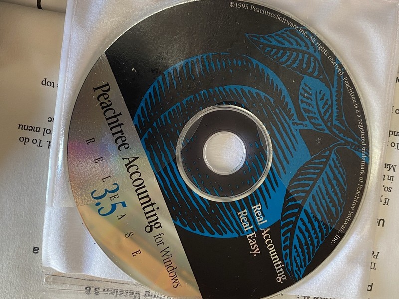 Peachtree Accounting Software User Guides For Windows CD ROM & Floppy VTG gallery