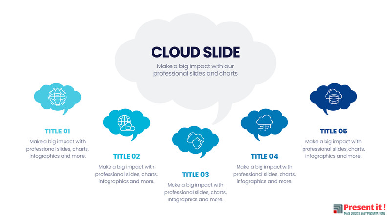 Cloud Infographic Slides Templates gallery