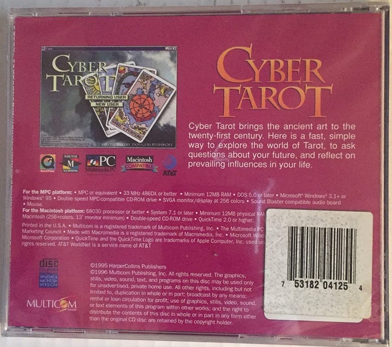Cyber Tarot (Win & Mac & MPC CD-ROM, 753182041254) gallery