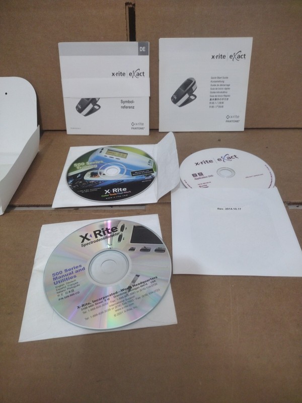 X-Rite 500 Software And Books