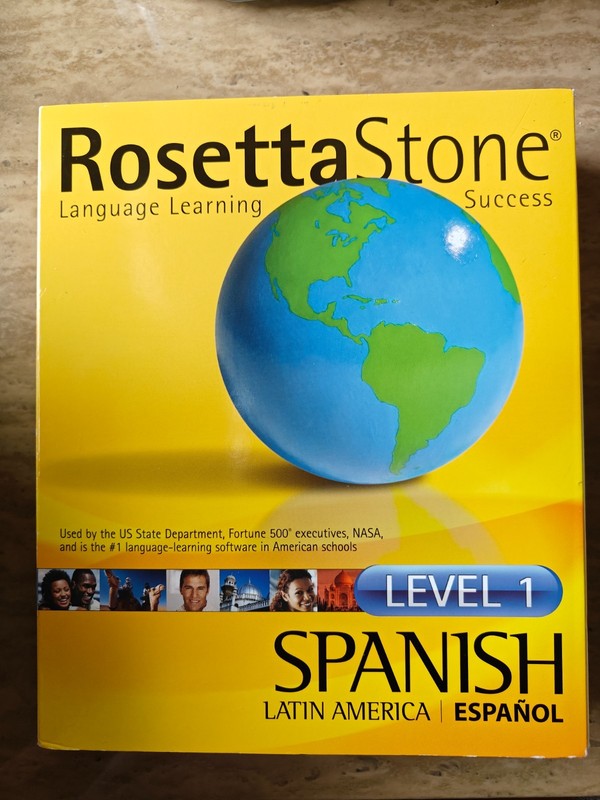 Rosetta Stone Spanish Latin America Level 1 Espanol Language Learning