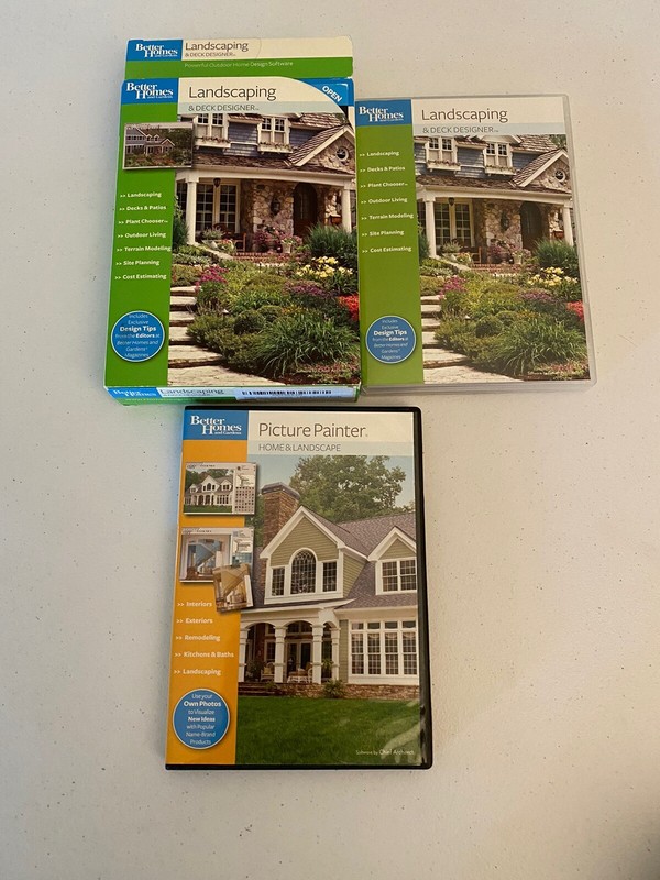 Better Homes Gardens Landscaping and Deck Designer 8.5 PC + Picture Painter
