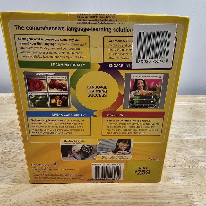 Rosetta Stone Chinese (Mandarin) Level 1 NEW Sealed gallery