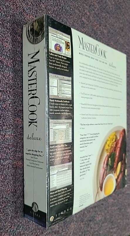 Master Cook Deluxe CD-Rom (Brand New & Factory Sealed!) Ships Immediately gallery