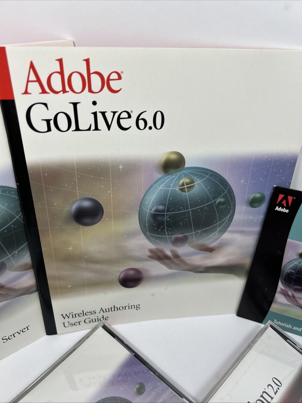 Adobe GoLive 6.0 & LiveMotion 2.0 for Macintosh with Serial Numbers & User Guide gallery