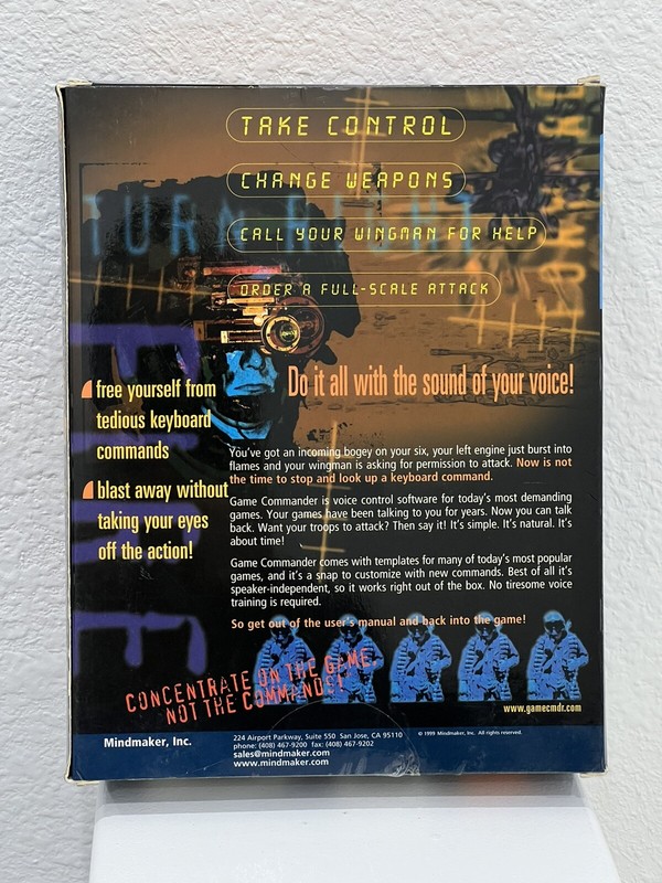 BRAND NEW FACTORY SEALED Game Commander Voice Control For PC Games Vintage RARE gallery