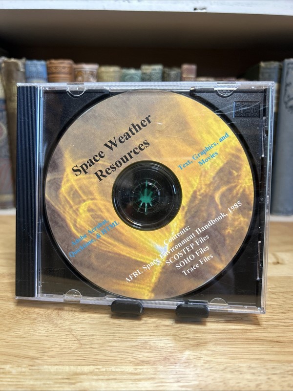 Vintage CD Space Weather Resources AFRL Space Env’t Handbook 1985