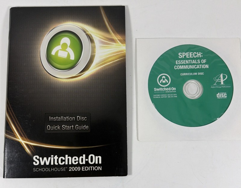 Switched-On Schoolhouse 2009 Speech: Essentials of Communication & Install Disc