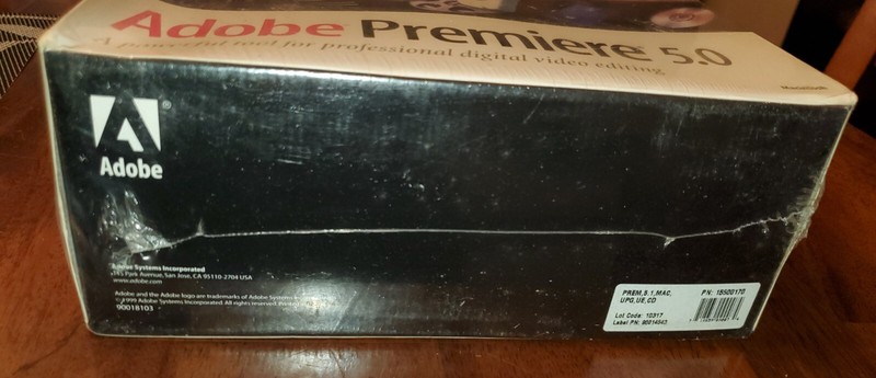 Adobe Premiere 5.0 / 5.1 Big Box Full UPGRADE Version SEALED Macintosh NEW gallery