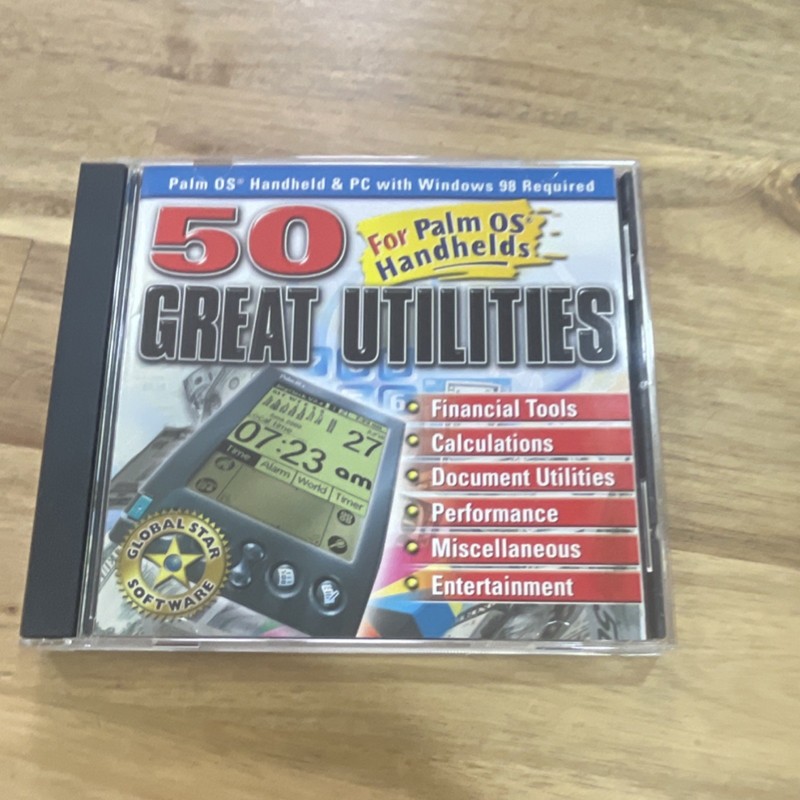 Handmark Global Star Monopoly Scrabble & 50 Great Utilities CD Palm OS Windows gallery