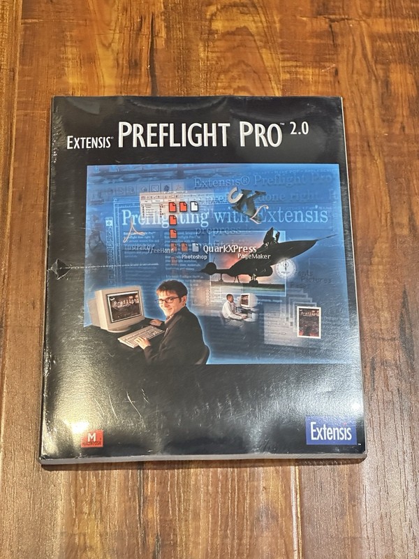 Rare Vintage Extensis Preflight Pro 2.0 Mac Upgrade QuarkXPress – New & Sealed