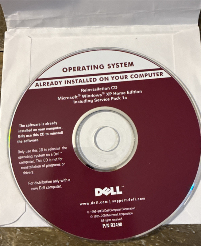 Dell Operating System Windows XP Home Edition Software PC Cd Rom gallery