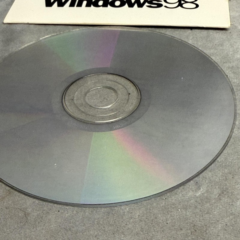 Vintage Microsoft Windows 98 OEM CD with Sleeve 1998 P/N X03-36068 For New PC gallery