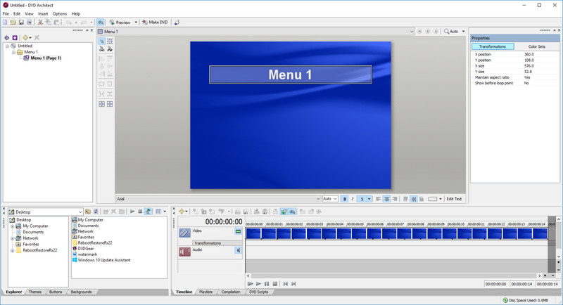 Sony Vegas DVD Architect 7.0 [Email/Digital download] gallery