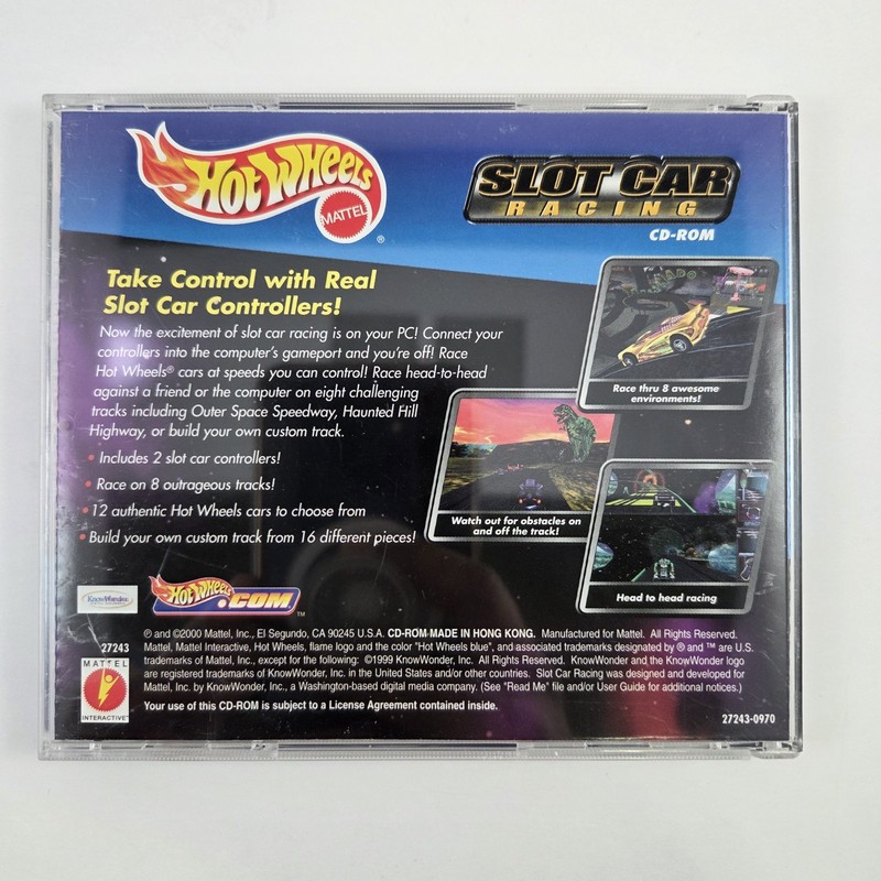 Mattel Hot Wheels Interactive Tattoo Designer & Slot Car Racing Games, CD-ROM gallery