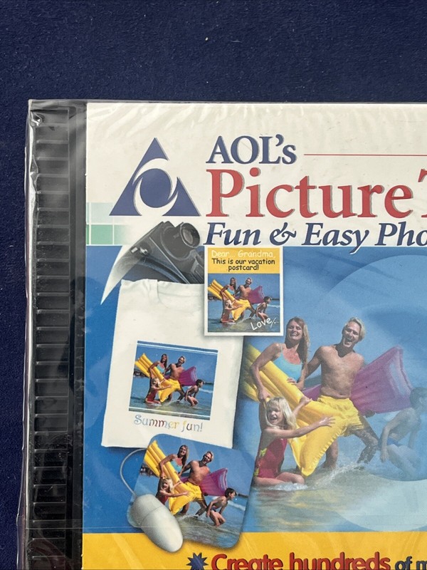 AOL Picture This Fun & Easy Photo Projects for Windows 95/98 CD-ROM New Sealed gallery