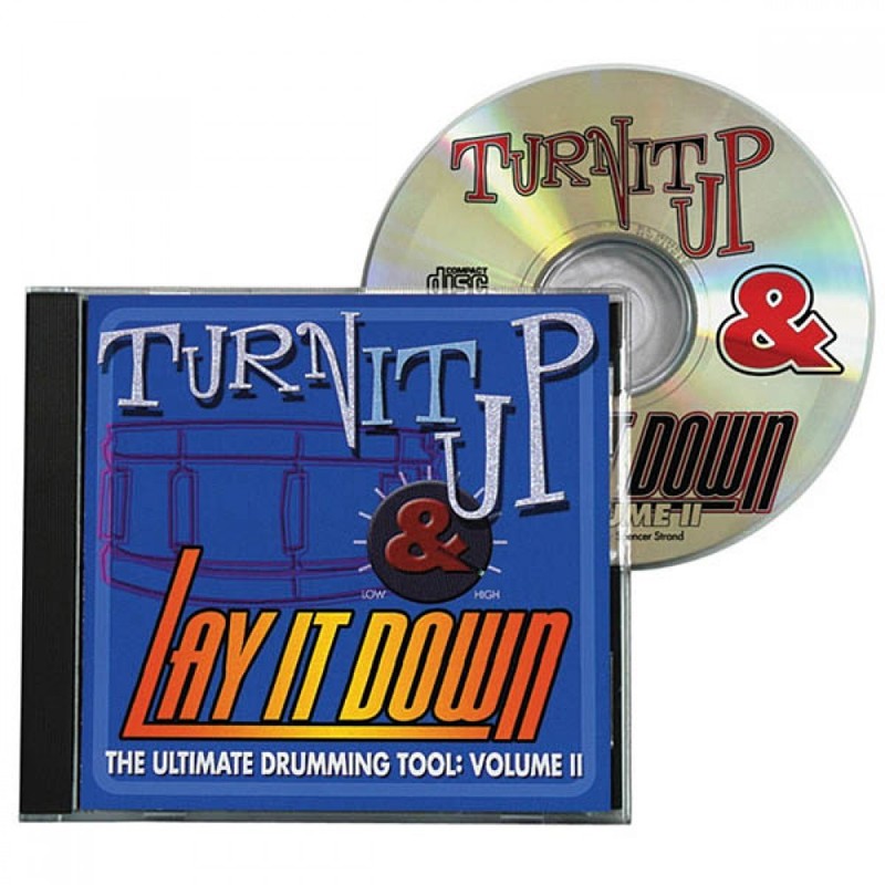 Turn It Up and Lay It Down Vol. 2 Play-Along CD for Drummers NEW 000451091