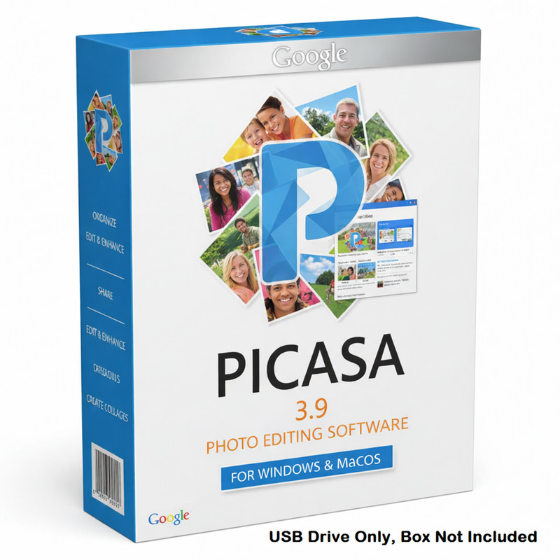 Picasa 3.9 Photo Editing & Management Picture Album Manager for Windows Mac OS