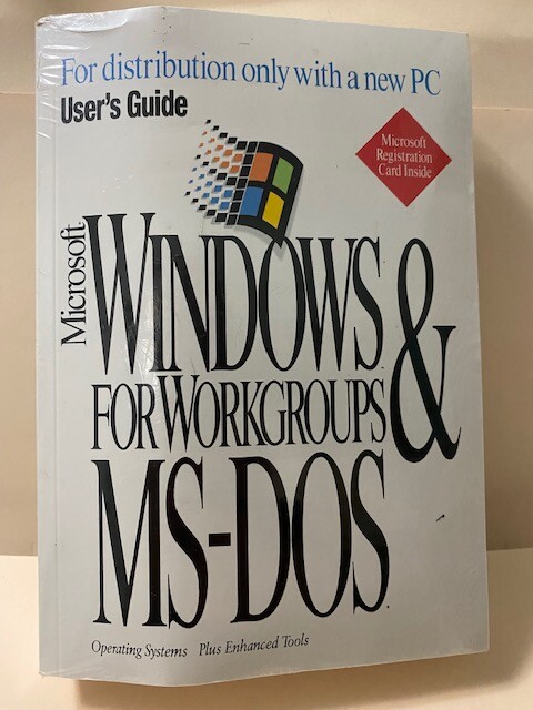 Microsoft Windows For Workgroups & MS-DOS Including Floppy Disks & Product ID