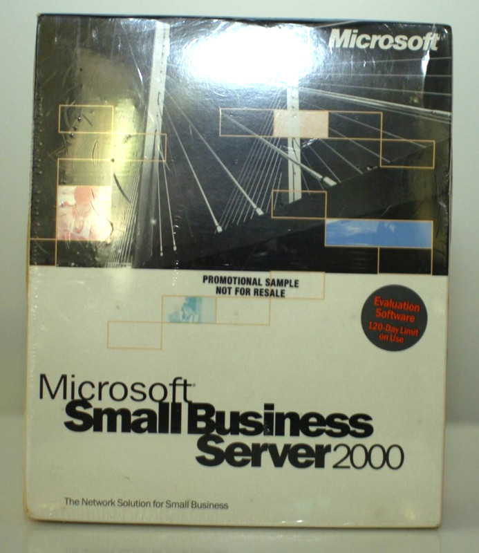 Microsoft Windows Small Business Server 2000 Sealed Evaluation