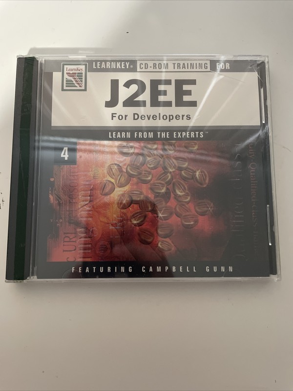 Microsoft Sealed J2EE For Developers Learnkey Cd For Training Lewrn From Experts