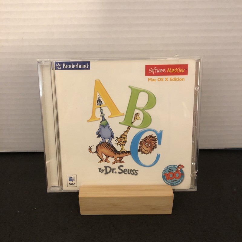 Dr. Seuss’s ABC Mac OSX CD-ROM 2004 RARE VG