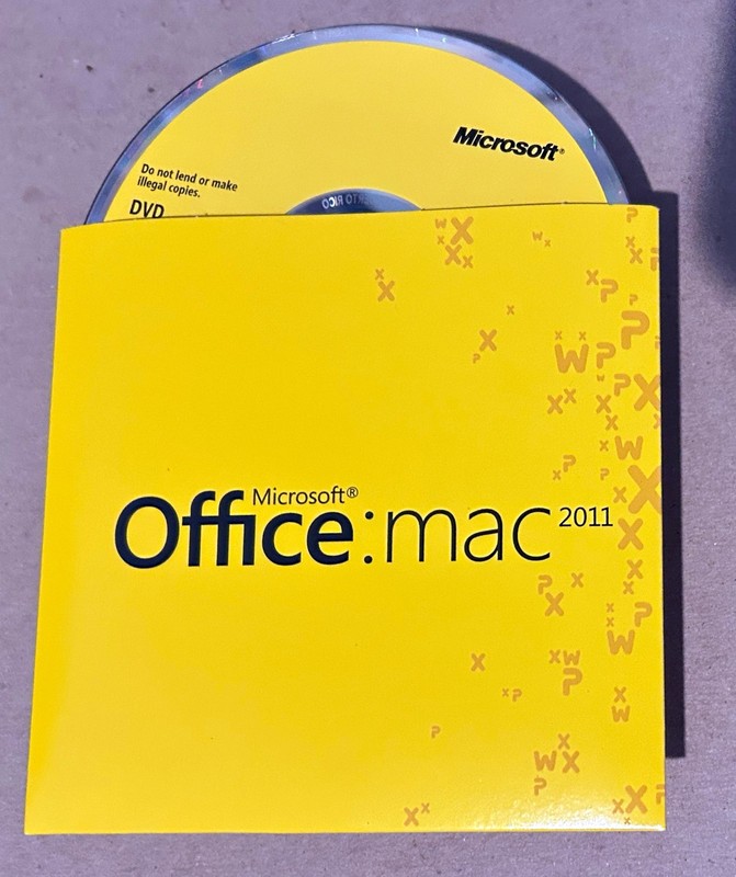 Microsoft Office MAC 2011 Home & Student Pack with Product Key *Please Read*