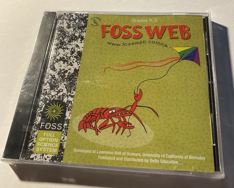 FossWeb Grades K-5 PC MAC CD learn landforms science magnets home schooling tool gallery