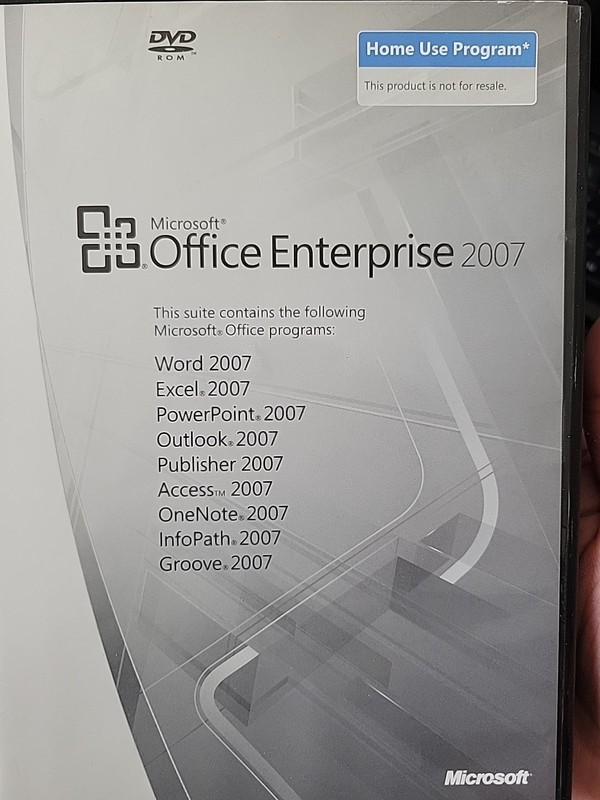 Microsoft Office Enterprise 2007 (Home Use) w/Key (Word, PowerPoint, Excel, Etc)