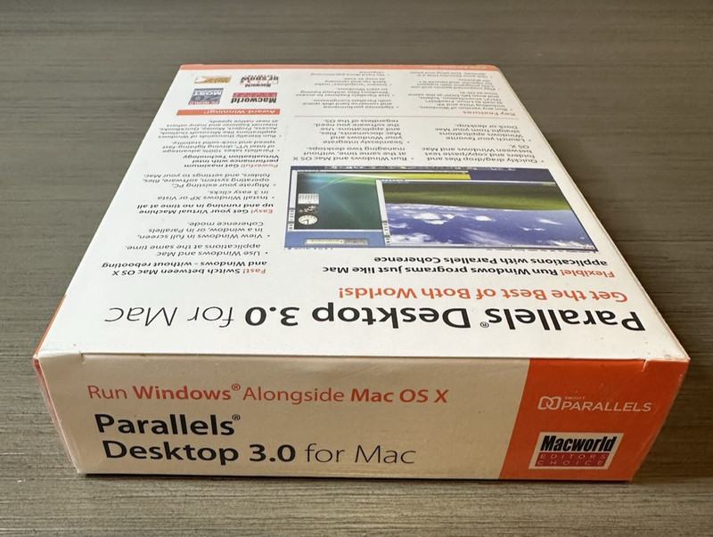 Parallels Desktop for Mac Run Windows on Mac OS X BRAND NEW SEALED Vintage gallery