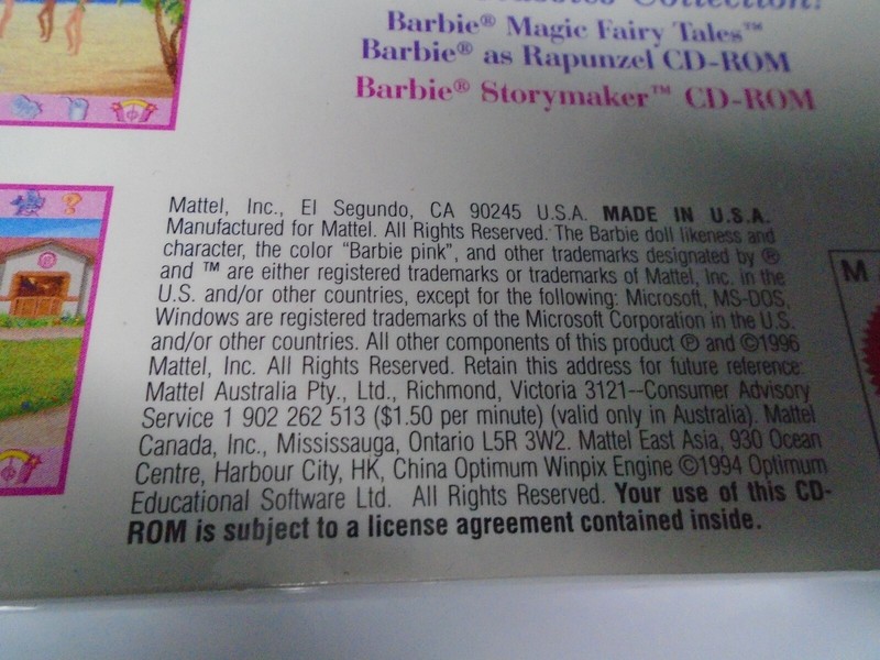Barbie Classic Collection Storymaker CD-Rom Windows 1996 gallery