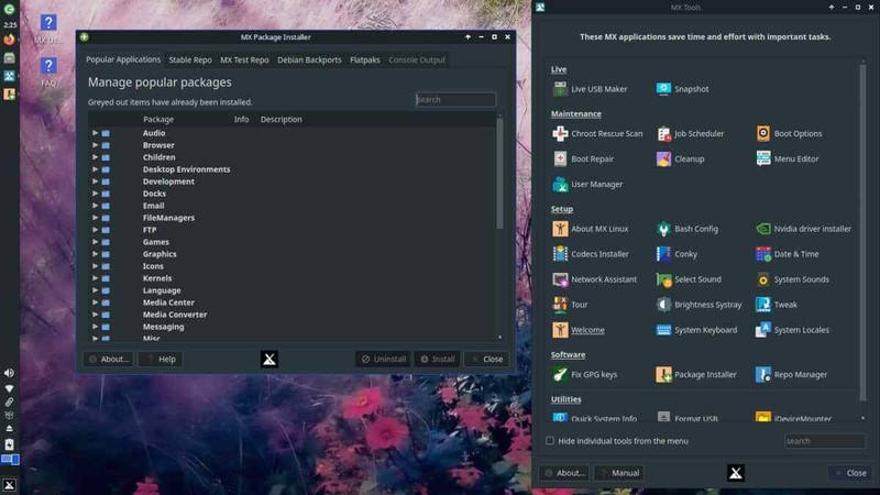 MX Linux 23 DVD or USB Flash Drive