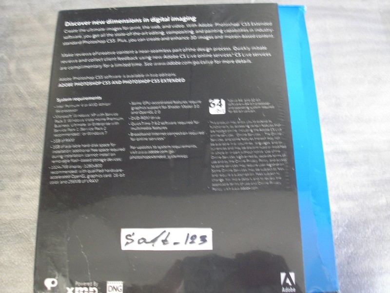 Adobe Photoshop CS5 Extended 64 & 32 bit for Windows PC =NEW SEALED BOX= gallery