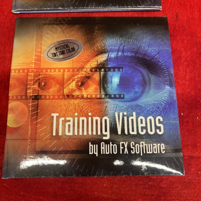 LOT OF 2 TRAINING VIDEOS AUTO FX SOFTWARE CD-ROM PHOTOGRAPHY (r11) gallery