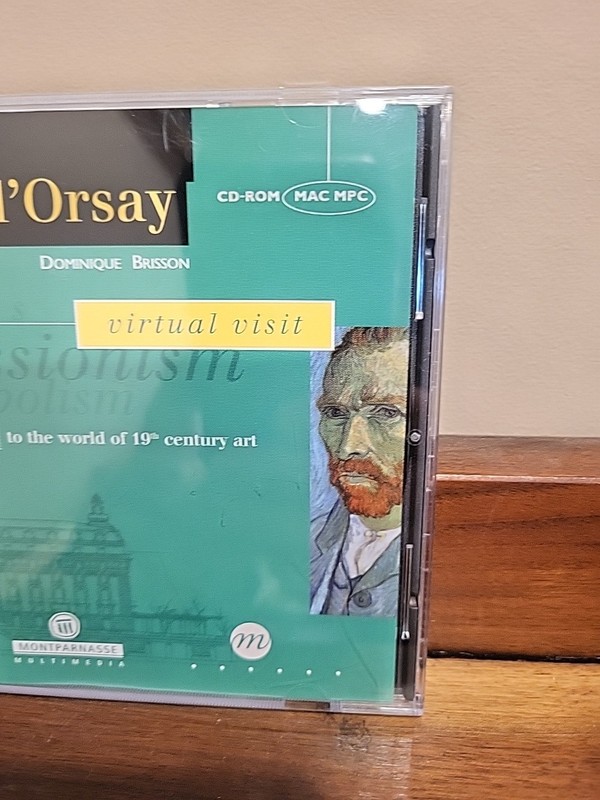 Musee D'Orsay Virtual Visit 1996 CD-Rom Mac PC Montparnasse Multimedia gallery