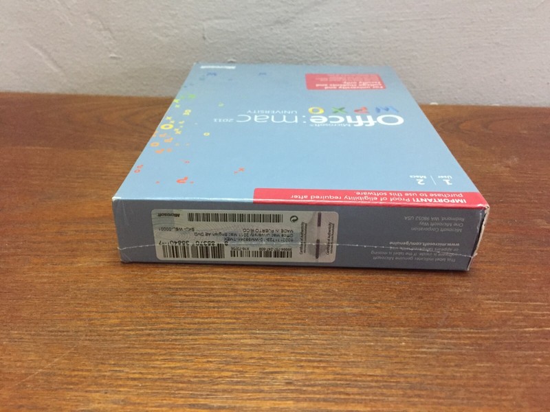 Microsoft Office University 2011 Mac Full Version Academic WPXO - New - Sealed gallery