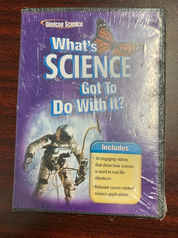 Glencoe Science What’s Science Got to Do With It? – DVD-ROM – BRAND NEW