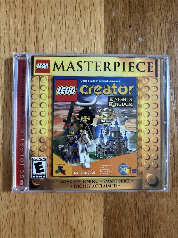 PC Video Game LEGO Masterpiece Creator Knights Kingdom Windows 95 98 XP Rated E