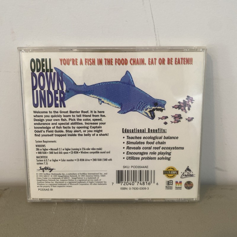 VTG Odell Down Under PC 1995 SoftKey International - Childrens Game gallery