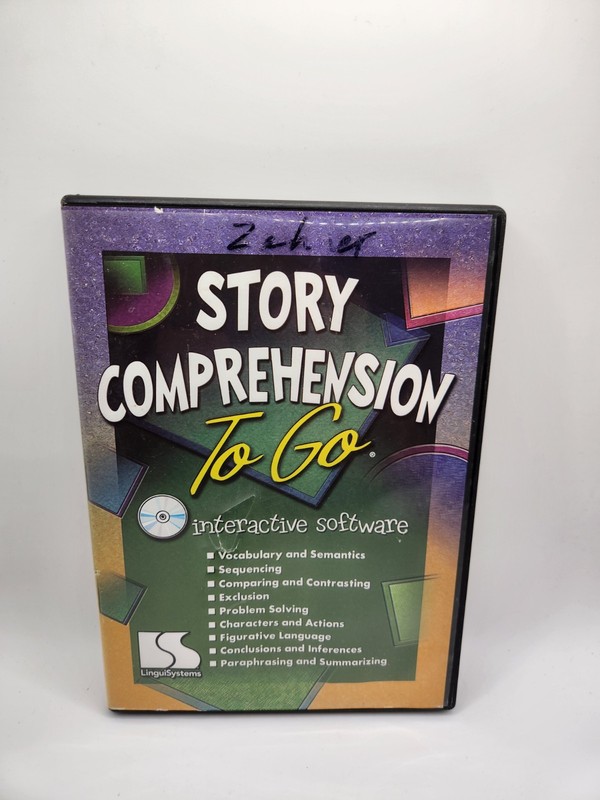 Story Comprehension To Go Interactive Softweare CD-ROM – C86