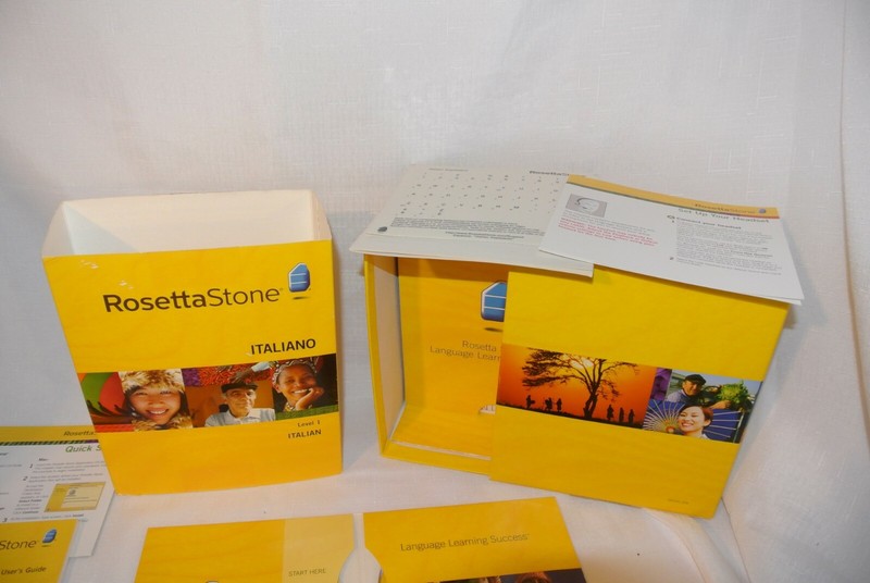 Rosetta Stone Italian Level 1 Version 3, Rosetta Stone, Used gallery