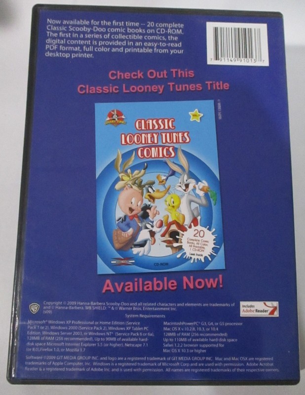 Scooby-Doo Classic Comics Vol. 1 CD-ROM for PC W/ 20 Printable Comics gallery