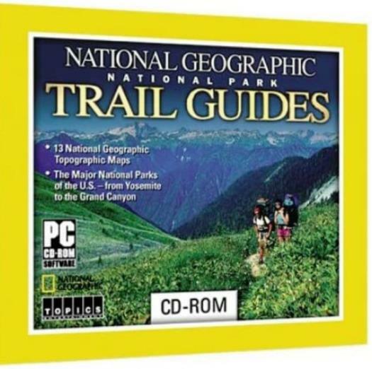 National Geographic National Park Trail Guides PC CD-ROM explore preserves walk