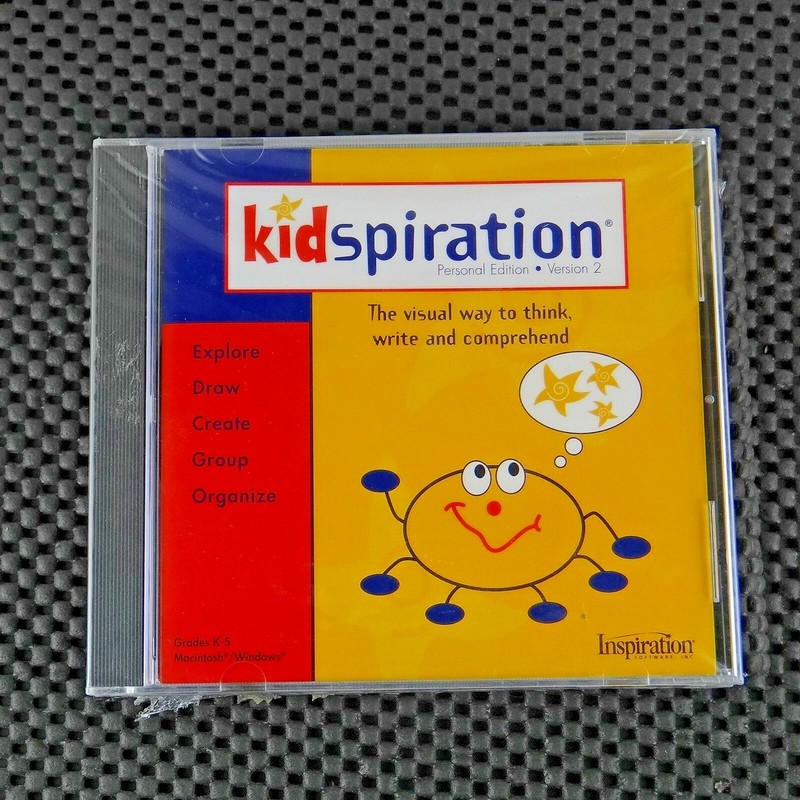 Kidspiration Software Version 2 Visual Way To Think, Write and Comprehend