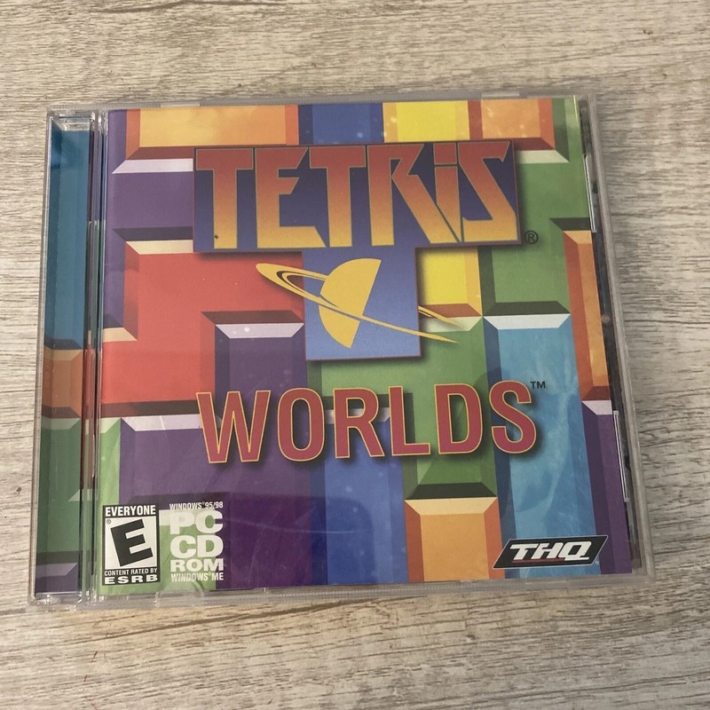 Vintage Tetris Worlds PC CD-ROM Computer Game 2002 Complete