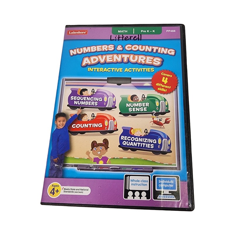 Lakeshore Numbers & Counting Adventures Interactive Activities CD-ROM PP466